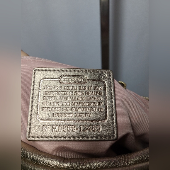 COACH parker rose gold leather shoulder bag - Picture 11 of 15
